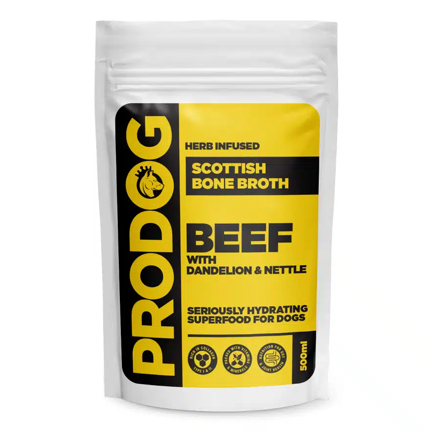Scottish Beef with Dandelion & Nettle Bone Broth
